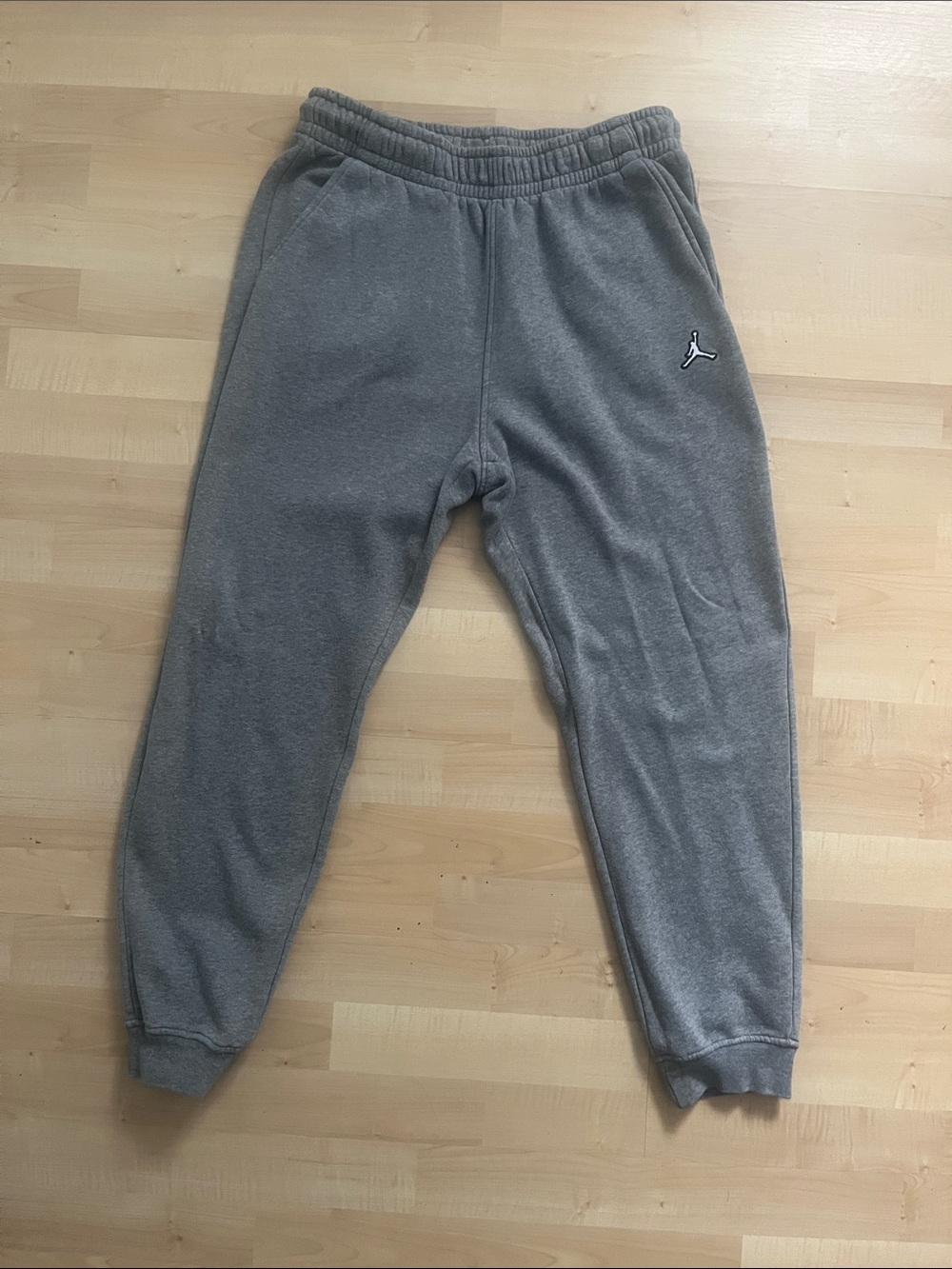 Jordan Gray Cozy Fleece Joggers with Jumpman Logo